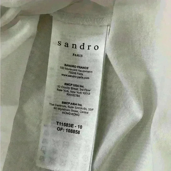 Sandro Paris Women’s Don’t Be Late For Love Tshirt. Size small. - Picture 8 of 10